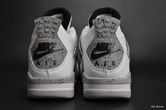 Cement” EyeCatching 4 Jordan  542 Air 840606-192 OG “White 0820